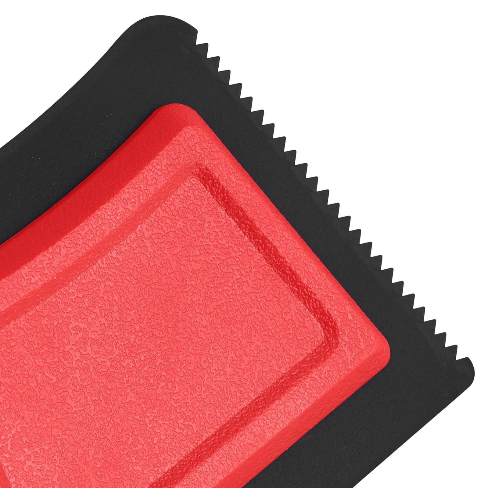 Close-up of the FurSwipe grip and ridged cleaning edges